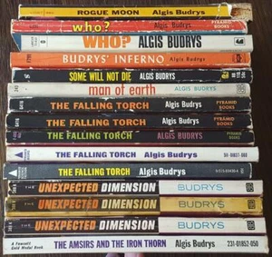 Algis Budrys - Nice lot of 15 SF pbs - Who?, Rogue, Falling Torch, Dimension - Picture 1 of 1