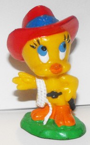 Tweety Bird Cowboy Plastic Figurine