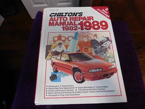 Chilton's Auto Repair Manual 1982 - 1989 #7834 - Very Good Condition - Picture 1 of 5