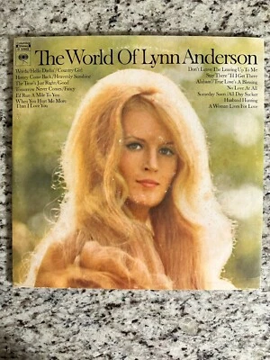 Lynn Anderson - The World Of Double OG Vinyl LP, Columbia Records, 1971, UC - Image 1 of 4