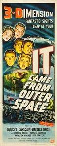 IT CAME FROM OUTER SPACE Movie POSTER 14x36 Insert Richard Carlson Barbara Rush - Picture 1 of 1