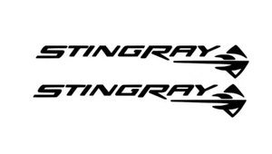 2023 C8 Vette Stingray Z51 Promo Vinilo Calcomanía Adhesiva Stingray, ¡2 Calcomanías! - Imagen 1 de 5