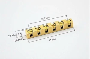 Wilkinson Bell LP Brass Adjustable Nut Brass for Les Pauls, SG's, Acoustics - Picture 1 of 5