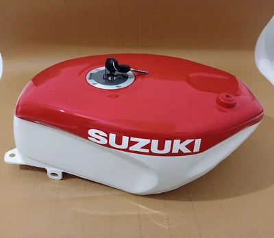 Suzuki RGV250 vj22 1991 -1994 Red & White Painted Alloy Petrol Tank + Cap |Fit - Image 1 of 4