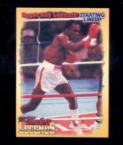 1997 Kenner SLU Starting Line Up SUGAR RAY LEONARD Boxing Timeless Legends Card - Picture 1 of 1