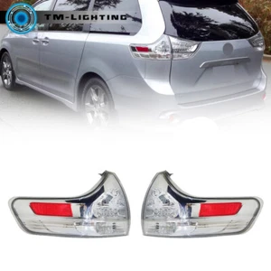 For Toyota Sienna 2011-2015 Left&Right Side Outer Tail Light Brake Lamp Pair - Picture 1 of 9