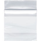 Plymor 2" X 2" (case Of 1000), 2 Mil With White-block Zipper Plastic Bags