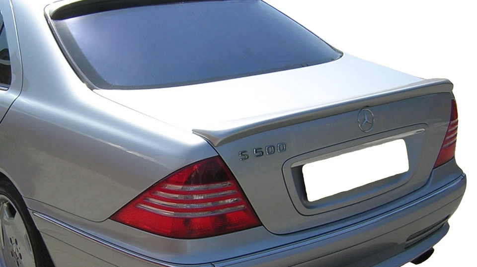 UNPAINTED PRIMED FLUSH MOUNT SPOILER FOR A MERCEDES BENZ S CLASS 1999-2006 - Image 1 of 1