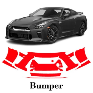 Front bumper PreCut PPF Paint Protection Film For Nissan GTR 2017-2022 - Picture 1 of 6