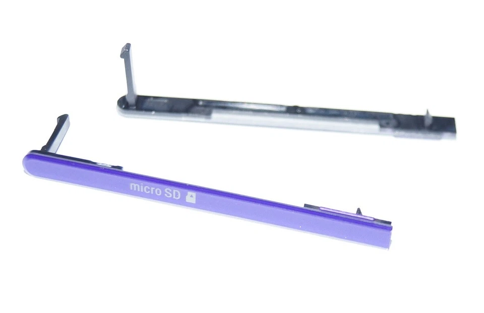 Original Sony Xperia M2 D2303 Tarjeta SIM Ranura Cubierta Púrpura Foto 1 de 1