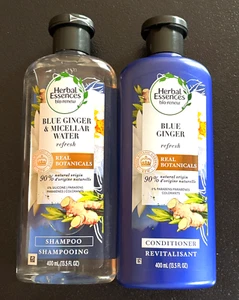 Juego de champú y acondicionador Herbal Essences Bio-Renew azul jengibre y agua micelar - Imagen 1 de 5