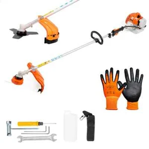 Decespugliatore a scoppio 2 tempi 52 cc con doppio disco e kit accessori incluso - Foto 1 di 7