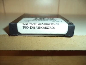 TCM 25X48X7TC ÖLDICHTUNG DOPPELLIPPE MIT FEDER KOSTENLOSER VERSAND - Bild 1 von 3
