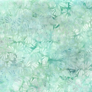 Wilmington Batiks – Sea Stars – Fans Allover – Pastel Green - Picture 1 of 5
