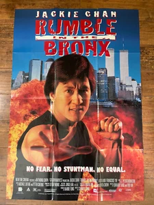 Vtg Jackie Chan Rumble In Bronx Anatomy Action Hero 2-Sided Poster 27x39.5 1996 - Picture 1 of 17