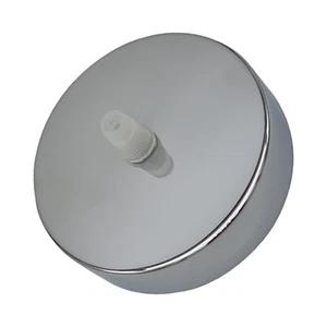 Deckenrosette Leuchte modern Single Point Drop Outlet Chrom Zubehör UK - Bild 1 von 8