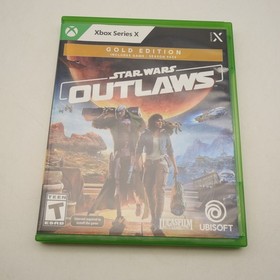Star Wars Outlaws Gold Edition Xbox Series X Complete Unused DLC Pass -Open Box