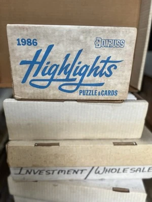 1986 Donruss Baseball Rookies Highlights Factory Sealed Jackson RKCase of 15 Set - Image 1 of 2