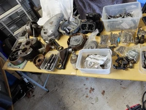 Triumph 3T Engine Gearbox and various spares - clearout - joblot! - Picture 1 of 19