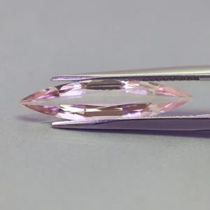 2,11ct 22x6mm MQ! Heller pfirsichrosa natürlicher MORGANIT aus Brasilien atemberaubender Edelstein - Bild 1 von 1