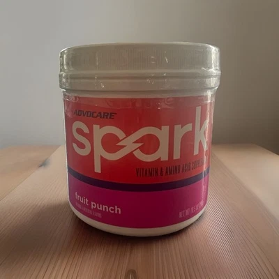 LARGE SIZE 42 Servings AdvoCare Spark FRUIT PUNCH Exp 12/2026 10.5oz New/Sealed! - Image 1 of 4