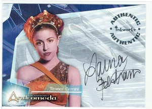 Andromeda Season 1 2001 Inkworks Auto Autograph A4 Laura Bertram Trance Gemini - Picture 1 of 4