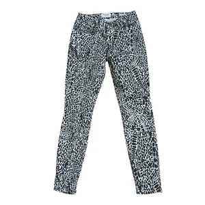 FRAME Denim Le High Skinny Jeans Leopardenmuster schwarz weiß Damen 27 x 28 - Bild 1 von 6
