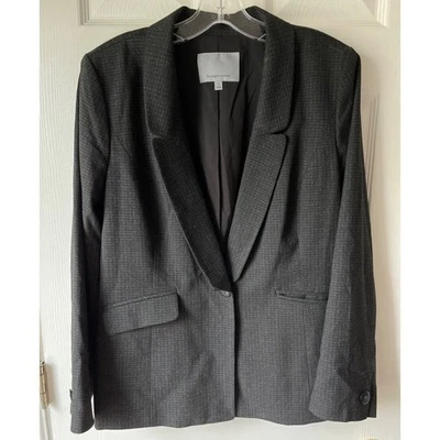 Blazer Classiques Entier Mujer 12 Carrera Clásico Botón Chaqueta Oficina Botón Foto 1 de 4