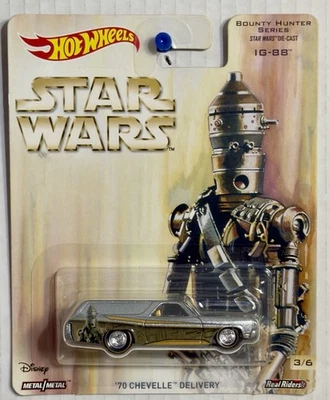 Hot Wheels Premium 1:64 Star Wars IG-88 '70 Chevelle Entrega 3/6 (2017) Foto 1 de 2