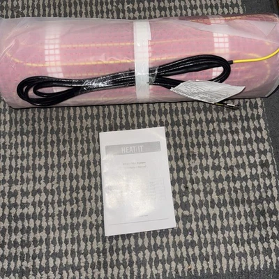 Heat IT Radiante Suelo Calefacción Eléctrica Estera 20” x 30.5’ 120V Foto 1 de 4