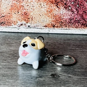 Gordito Cachorro Perro Spin master Llavero Llavero Dije Suerte Mini Llave Chubbie Mascota - Imagen 1 de 6