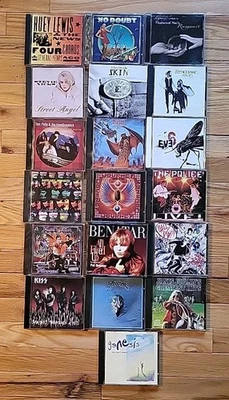 19 CD Lot Rock Clasical Heavy Pop Kiss Journey Pat Benatar Eagles Joplin Police Foto 1 de 4