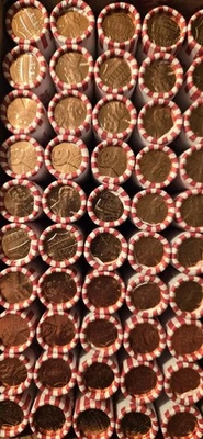 2025 P Bank Box  Of Pennies - Image 1 of 2