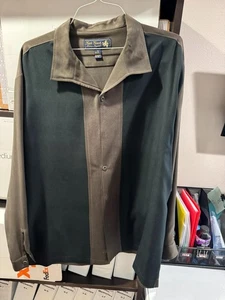 Nat Nast Extra Large XL Silk Shirt Very nice Beautiful Mafia MUST SEE #15 - Picture 1 of 1
