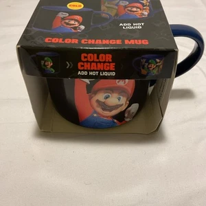 Taza Super Mario Bros Cambio de Color ¡Nueva! Zak 15 OZ - Imagen 1 de 6