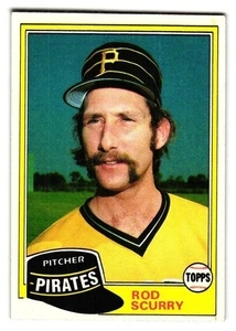 1981 Topps - #194 Rod Scurry - Picture 1 of 2
