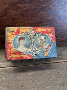 King Edward VII Vintage Confectionery Tin English  - Picture 1 of 10