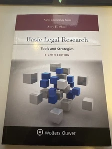 Basic Legal Research: Tools and - Paperback, by Sloan Amy E. - New With Access - Imagen 1 de 2