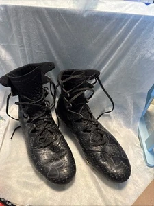 Under Armour Football Cleat Triple Black size 12 Mens 1275-479-006 - Picture 1 of 17