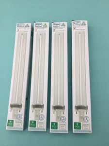 4 x Crompton 11W G23 2 pin compact fluorescent lamps 3000K Warm white - Picture 1 of 6
