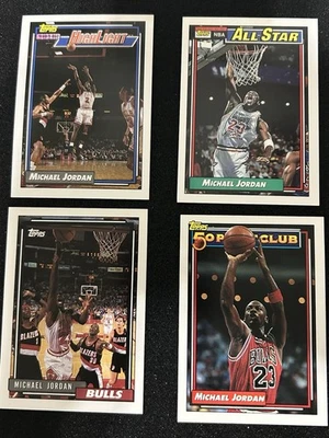 Lote de 414 tarjetas de baloncesto Topps 1991-92 1992-93 Jordan RC paralelos dorados Foto 1 de 4