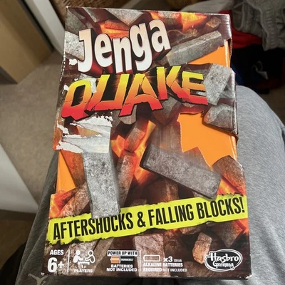 234. Jenga Quake Aftershocks & Falling Block Stacking Game Hasbro , Family Game - Image 1 of 2