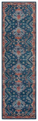 Colección Heritage 2'3" x 8' Azul/Multi HG422M Hecho a Mano Tradicional Oriental... Foto 1 de 4