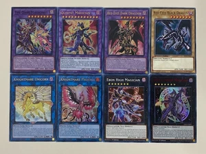 Yugioh Dark Magician Deck Girl Red-Eyes Dark Dragoon Dragon Quintet - Free Pack - Picture 1 of 6