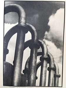 Margaret Bourke weiße Erdgaskompression Vintage 1931 Foto Kunst Magazin Druck - Bild 1 von 5