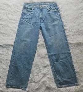 Vintage Y2K Silver Tab Men's Size 36×32 Baggy Skater Hip Hop Lightwash Jeans - Picture 1 of 9