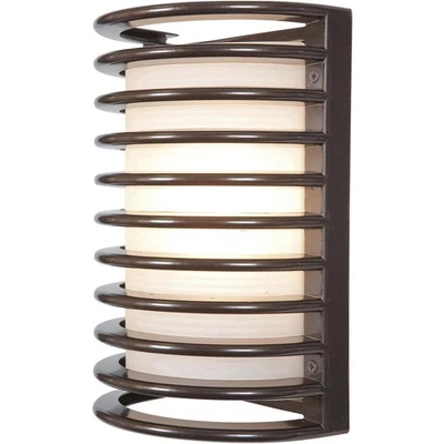 Access Lighting 20010LEDDMGLP-BRZ/RFR Bermuda LED 11 inch Bronze Bulkhead - Image 1 of 3