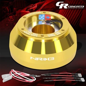 Adaptador de buje de liberación rápida para volante cromado/dorado NRG para Toyota Scion Subaru - Imagen 1 de 8