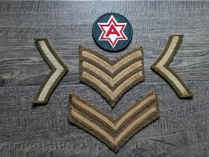 Lot of 5 WWII Authentic Military Patches 7th Army Corps WW2 - Picture 1 of 8