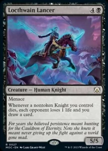x1 Locthwain Lancer R MTG Commander: March of the Machine M/NM, English - Picture 1 of 1
